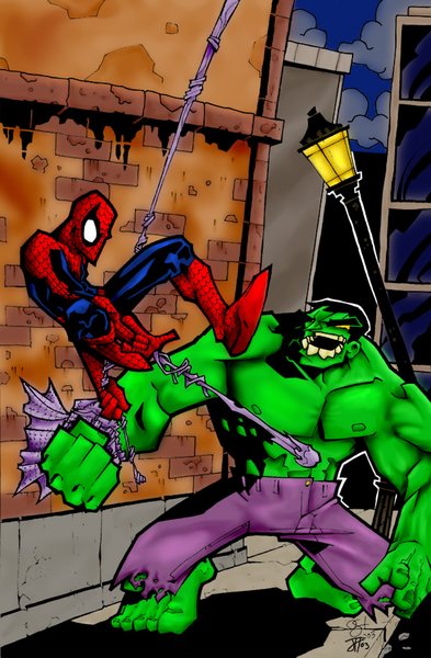 Final Hulk vs Spidey