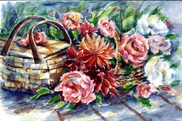 Basket flowers