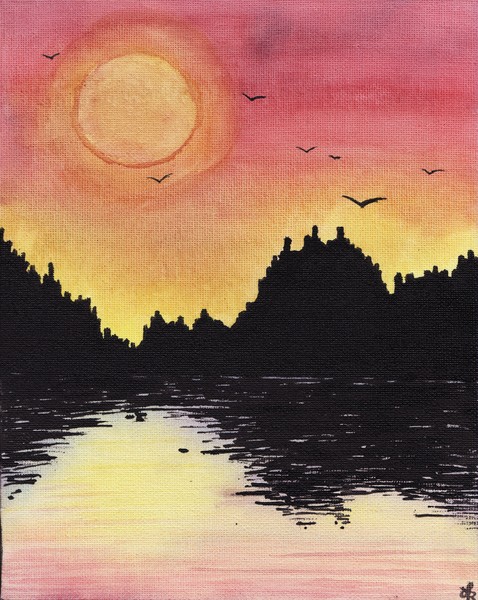 Inked Sunset