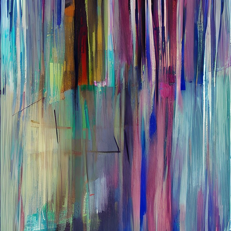 Colorful abstract paint stripes