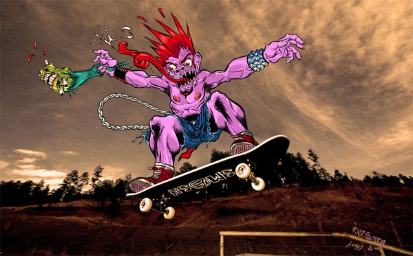 Skateboard Fink