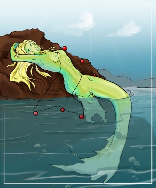 Mermaid Sprawling