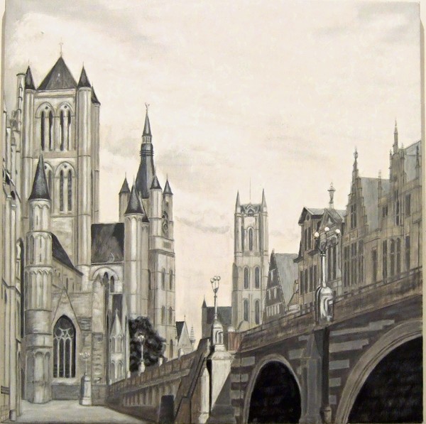 Ghent in perspective: triology - Left Panel