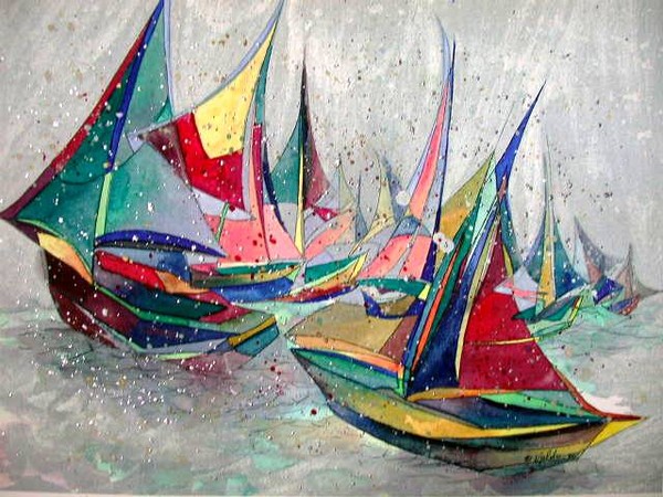 Boats in motion
