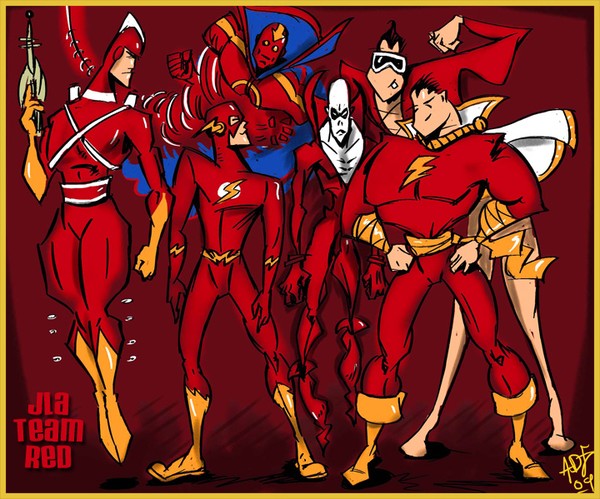 Justice League Team Red