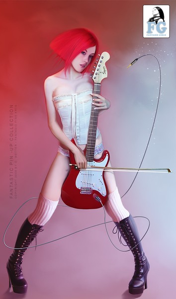 Guitar hero .. The Cable Girl