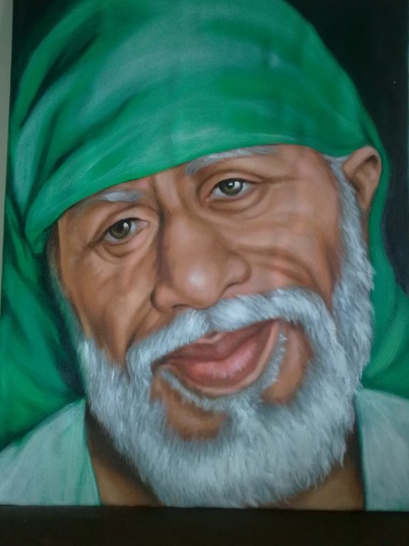 Saibaba Shirdi (Green)