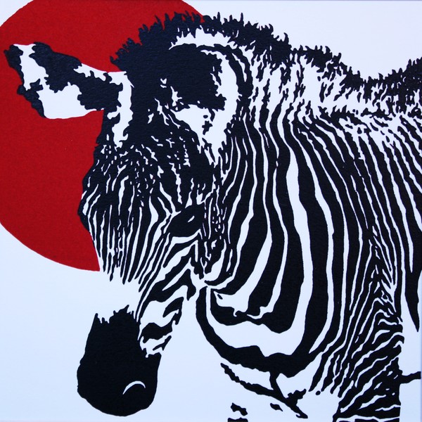 Z is for Zebra - Red