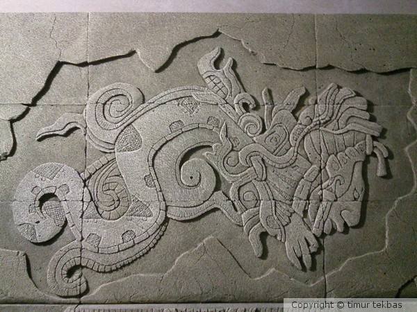 mayans wall plaque - relief