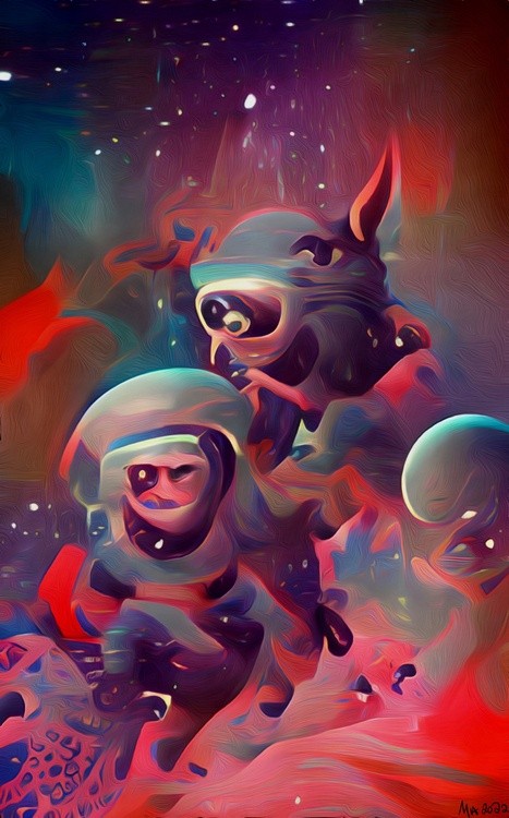 Crypto Monkeys In Space