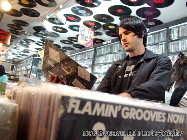 Brandon In Record Store