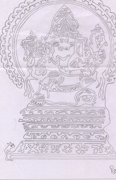 Uninterrupted (with out break) Diagram of Vinayaga