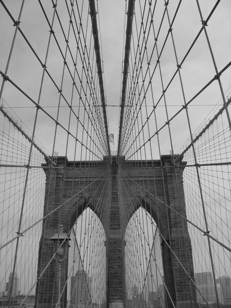Brooklyn Bridge-angle 2, New York City
