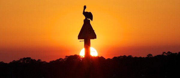 Spring Equinox Sunset on Broad Creek