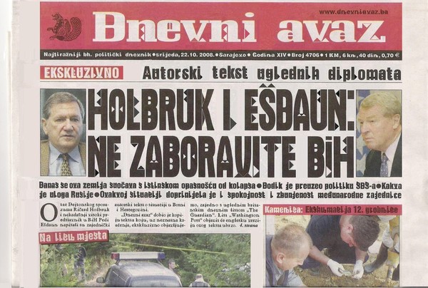 Do not forget Bosnia