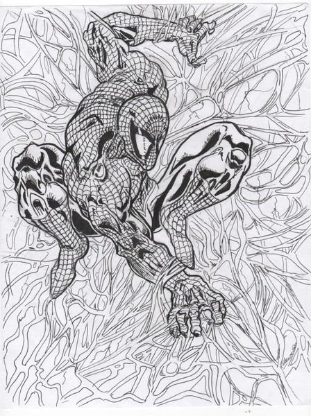 Spiderman ink