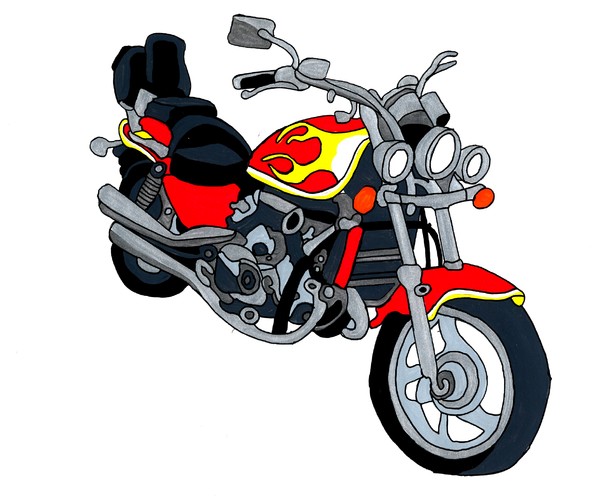 motorcycle painting