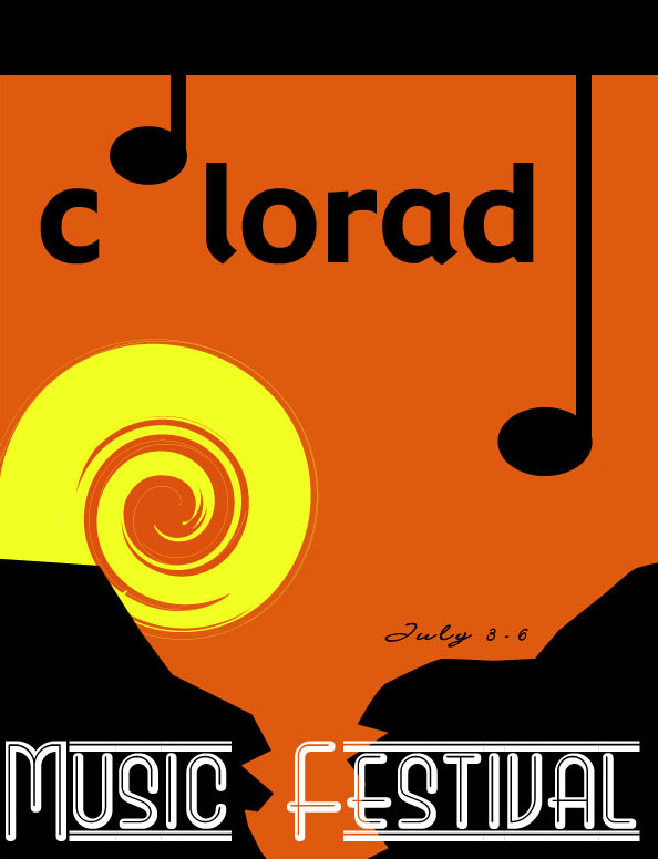 Colorado Music Festival Poster
