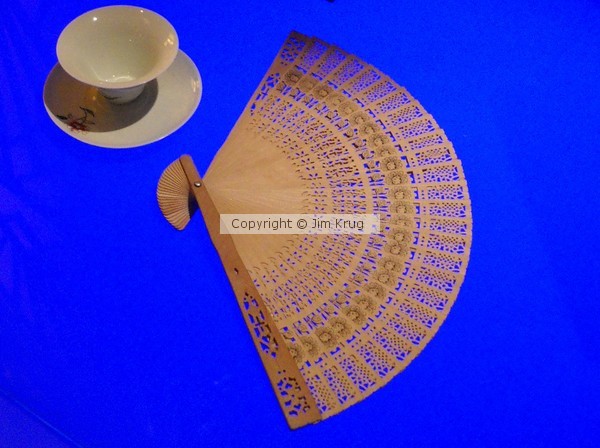 Chinese Teacup and Fan