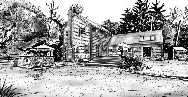 Back House illustration 