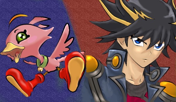 Yusei and Sonic Chick