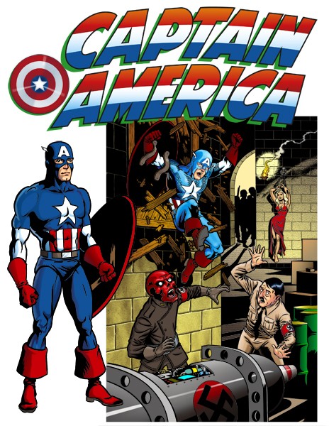 Captain America Faux Cover