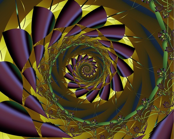 Spiral:  Midday at the Oasis