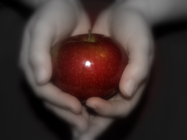 Holding An Apple