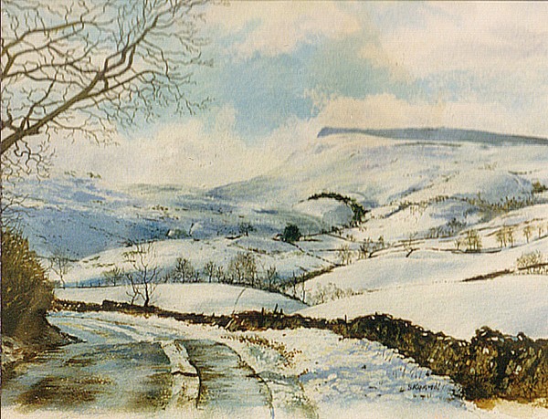 Winter scene, Eden Valley, Cumbria