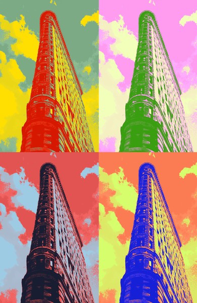 Flatiron Building Pop Art