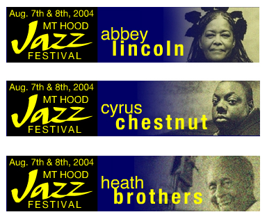 Mt. Hood Jazz Festival - Banner