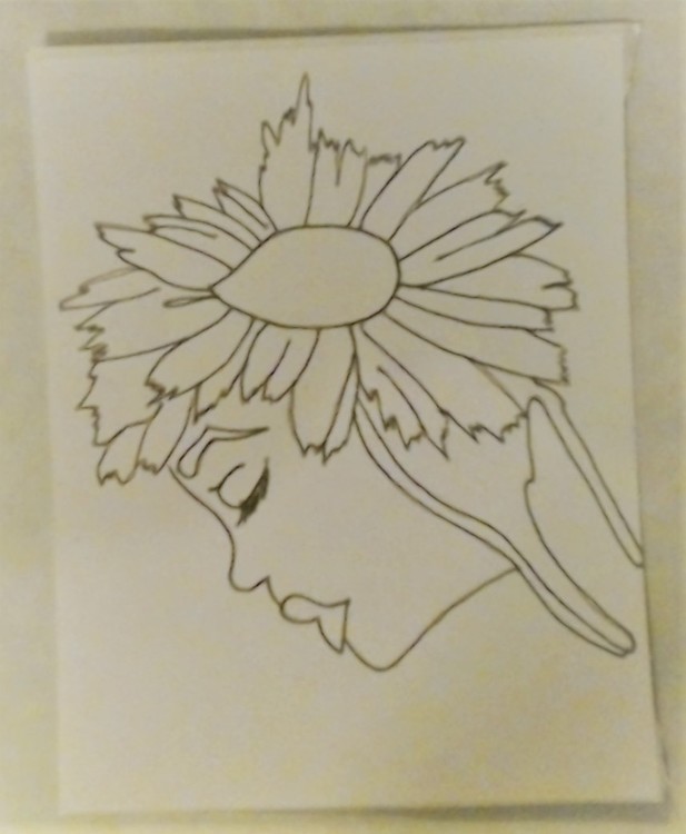 Sun flower girl