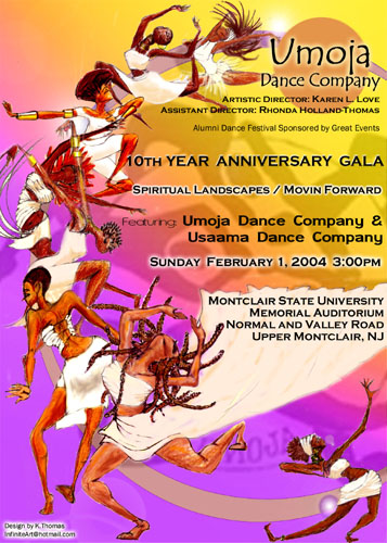 Flyer for Umoja Anniversary Gala