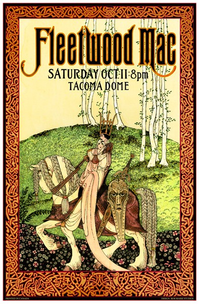 Fleetwood Mac concert poster