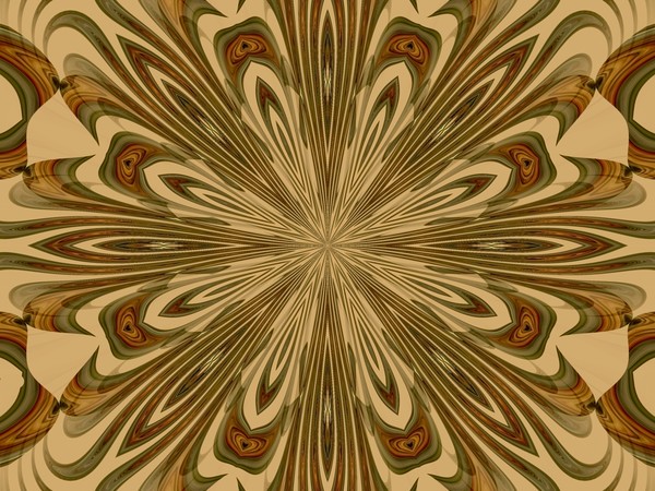 Earth Toned Kaleidoscope (One)