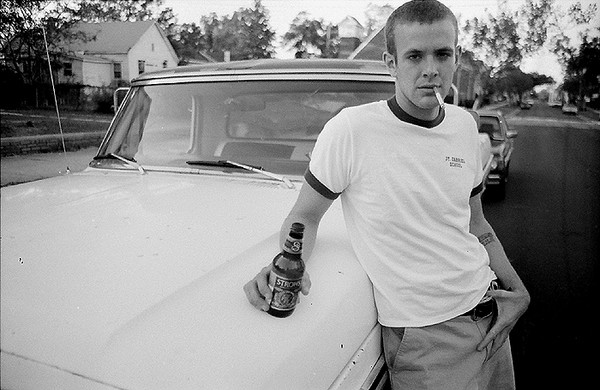 Pat Drinking in the Street