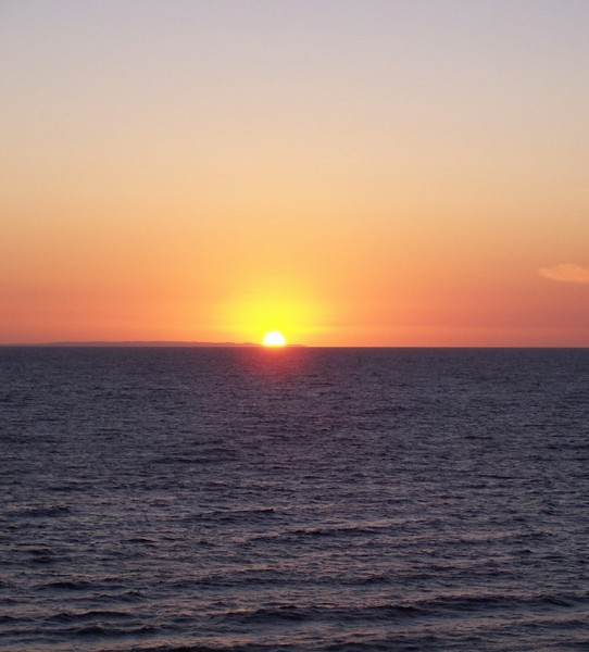 Sunset Sandringham Beach, Victoria, Australia