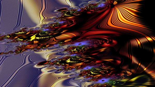 Journey through a fractal landscape #3