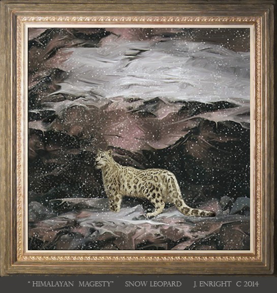 Himalayan Magesty~ snow leopard art
