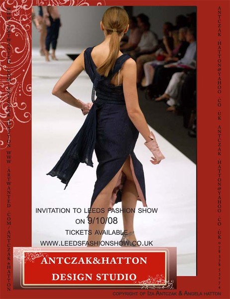 e-card catwalk invitation