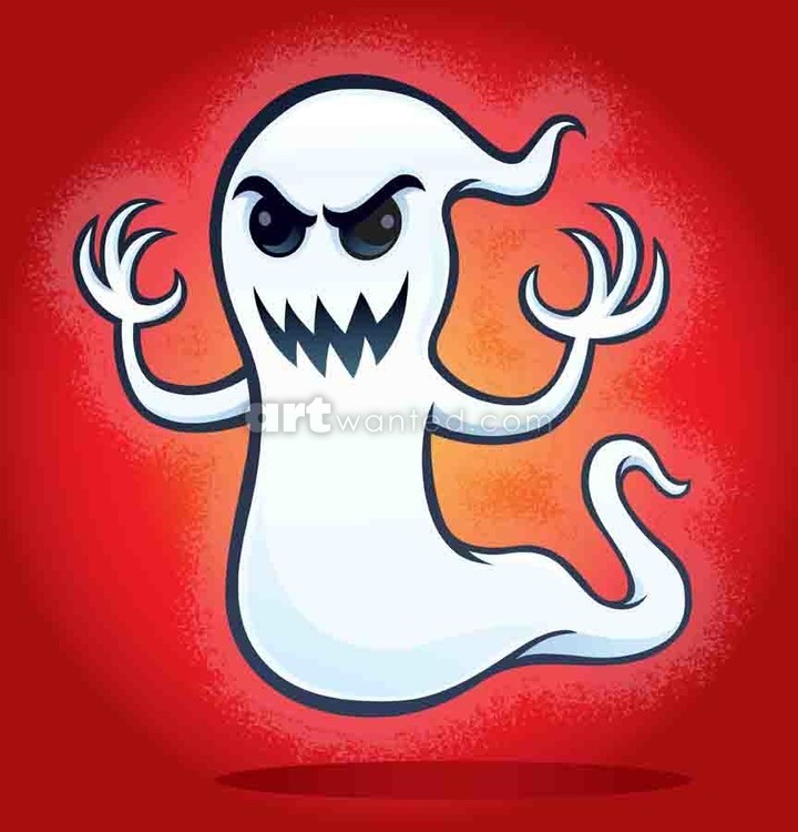 Spooky Angry Ghost