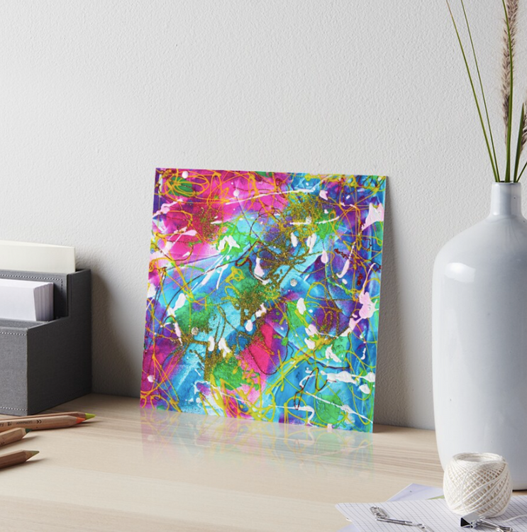 Art board print designed by Veera Zukova. available on Redbubble worldwide