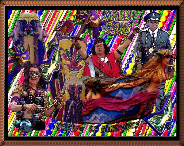 Mardi Gras Collage