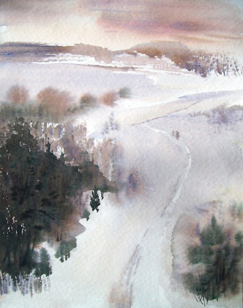 Winter road(from childhood)