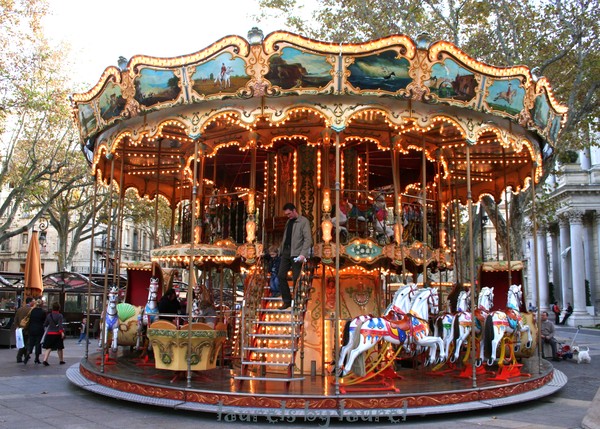 A Carrousel in southern France