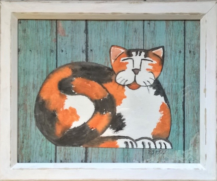 collage cat framed 2a