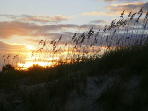 sunset sand dunes