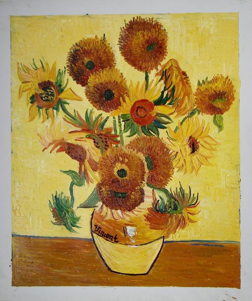 Van Gogh Sunflowers painting
