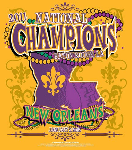 2011 NATIONAL CHAMPIONS LSU