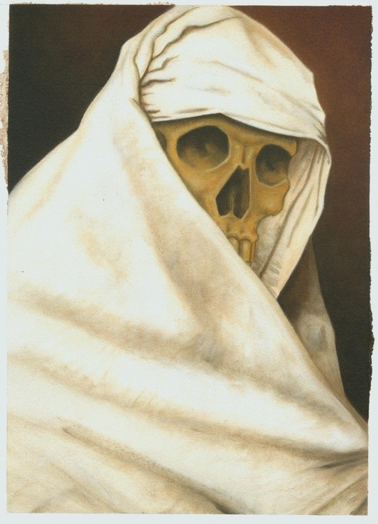 Skull Drapped in Cloth